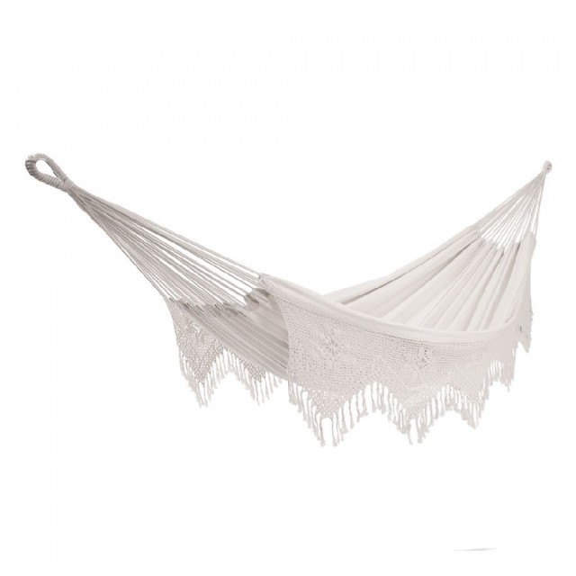 Brazilian Style Double Deluxe Hammock (Natural) by Vivere VI-BRAZ400 color natur / beige