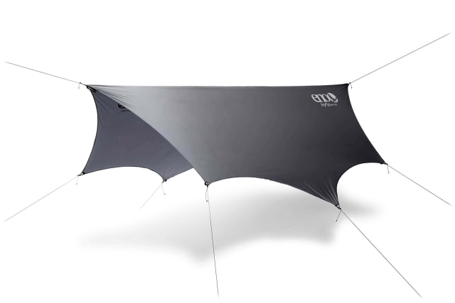 DryFly Rain Tarp Charcoal by ENO EN-DF002 color Grau / Silber