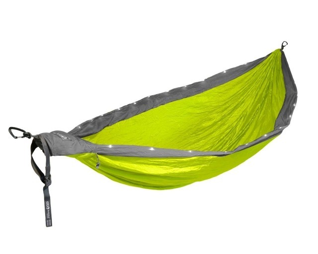 eno DoubleNest LED Neon gelbe Reisehängematte für zwei Personen by ENO EN-DL076-OLD color gelb