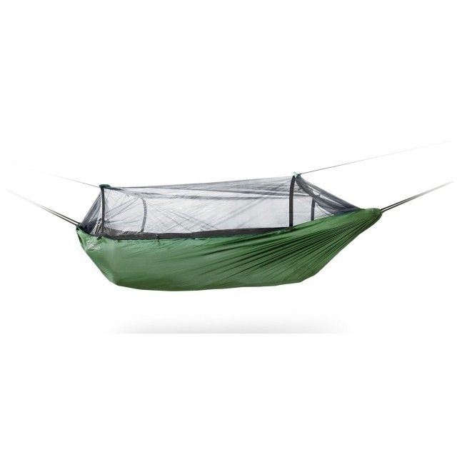 Frontline travel hammock with mosquito net Forest green by DD Hammocks DD-02125 color grün