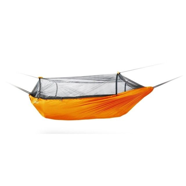 Frontline travel hammock with mosquito net Sunset orange by DD Hammocks DD-02122 color orange