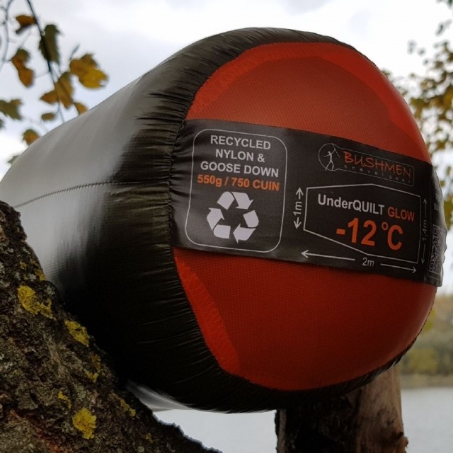 Bushmen Underquilt GLOW™ -12 - Kälteschutz bis minus 12 Grad by Bushmen BU-1HAUNGL-12 color braun