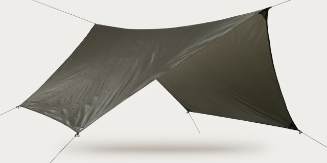 Hennessy Hex rainfly 70D Polyester - Regendach by Hennessy Hammocks MA-21841 color braun