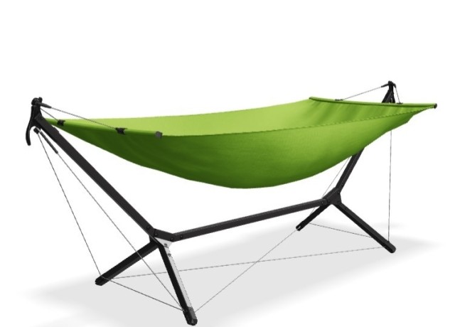 QNUX Home - Hammock set for balcony by QNUX QN-HGREEN color grün