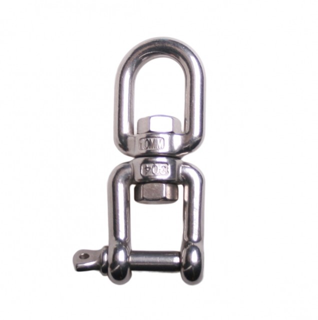 Swivel for hanging chairs made of stainless steel by MacaMex MA-21261 color silber