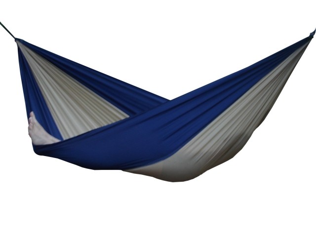 Parachute Hammock - Single (Beige/Navy) by Vivere-RIP VI-PAR14-OLD color beige