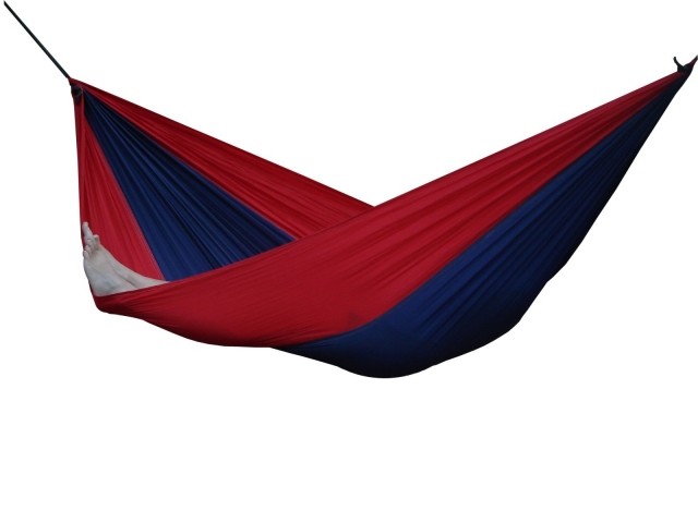 Parachute Hammock - Double (Navy/Red) by Vivere VI-PAR25 color blau