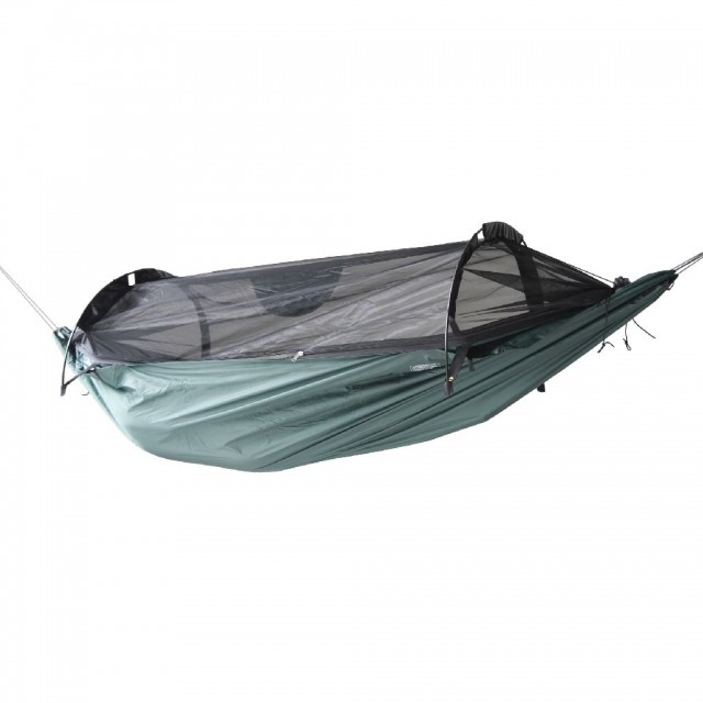 DD superleichte Jungle Reisehängematte grün mit abnehmbaren Moskitonetz und Dach by DD Hammocks DD-02164 color grün