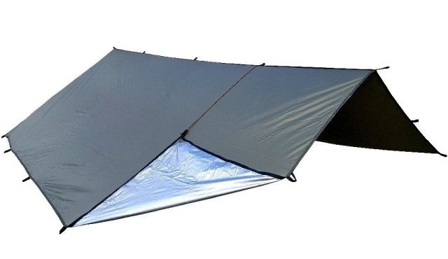 Bushmen THERMO - Tarp™ 3 x 3 m olivgrün - Plane mit Kälte- und Hitzeschutz by Bushmen BU-1THATARP3X3 color grün