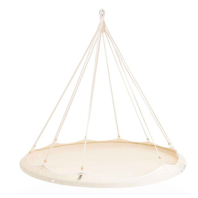 Bed 1.8 m white hanging nest by Tiipii TI-TIB1800NW color beige