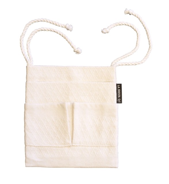 Útil Latte - Organic Cotton Hammock Utility Pocket by La Siesta LS-UT-X1 color natur / beige