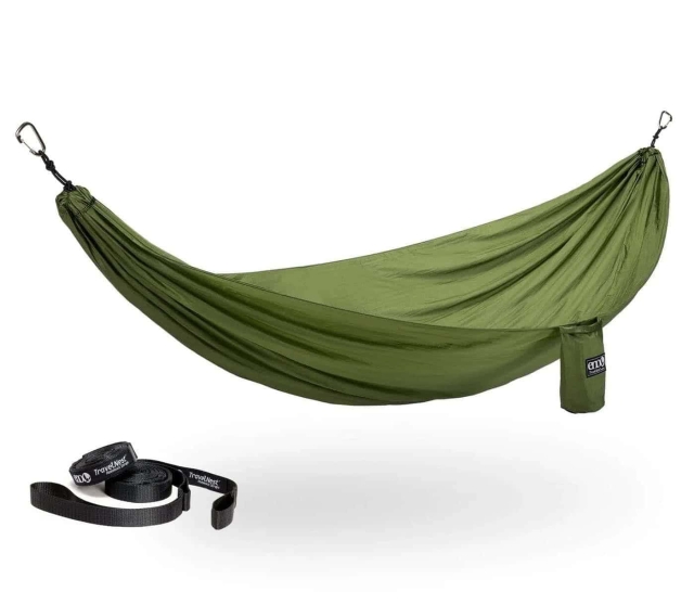 TravelNest Hammock + Straps Combo Moss by ENO EN-TRN062 color grün