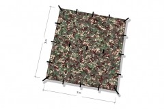 DD Tarp MC - Camouflage 3 x 3 Meter by DD Hammocks DD-21350 color camouflage