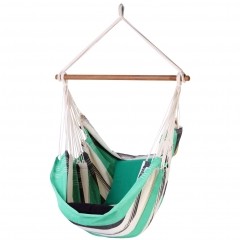 Relaxa Mint Hängesessel Baumwolle grün gestreift by MacaMex MA-11401 color grün