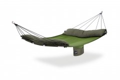 eno SuperNest Jungle Stab-Hängematte Grün zwei Personen