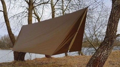 Ultralight Tarp 3x2 by Bushmen BU-1ULTARP3x2 color grün