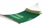 CALIFORNIA Smaragdgrün (FSC™ certified) - Doppel-Stabhängematte wetterfest gepolstert by MacaMex MA-25402 color grün