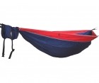 Camper Bordeaux / Navy / Bordeaux - Double hammock including tree straps by Hideaway Outfitters HO-0010141614 color blau